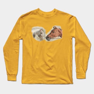 TWO HORSES Long Sleeve T-Shirt